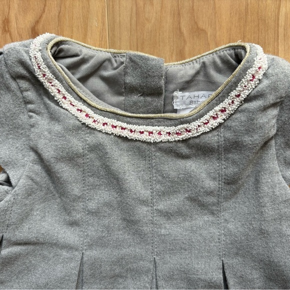 ‼️ SOLD ‼️ Tahari baby formal pleated dress - Picture 2 of 6